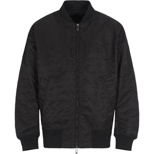 EMPORIO ARMANI Нейлоновая блузон с вышивкой орла по всей поверхности, Black