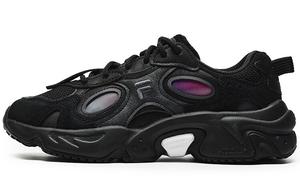 Кроссовки Raccoon Lifestyle женские с низким верхом, черные/перископ Fila Fusion