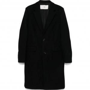 AMIPARIS Однобортное пальто Ami Paris, Black