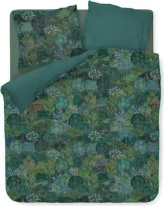 Комплект постельного белья Pip Studio Jardin de Noche, цвет Dark Blue, размер 200x200+2x80x80 PiP Studio