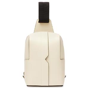 Valextra Мини-слинг-бэг V Line Calfskin для мужских в цвете ecru