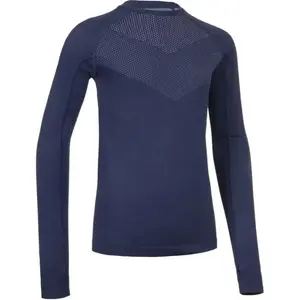 Футболка Темно-синяя/Светло-фиолетовая для подростков DECATHLON