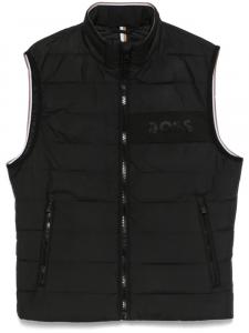 Водоотталкивающий жилет с логотипом BOSS, черный