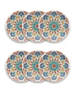 Набор из 6 тарелок для салата «Десерт Рио» Abode Homewares, assorted