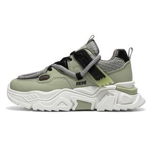 MEIKE Скользоустойчивые износостойкие дышащие массивные низкие кроссовки мужские Avocado Green, цвет Avocado Green