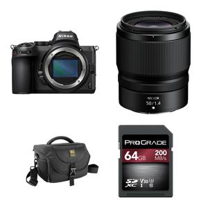 Беззеркальная камера Nikon Z5 Mirrorless Camera with 50mm f/1.4 Lens and Basic Bundle