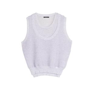 Трикотажный свитер с круглым вырезом для женщин Moderate Others ELLE, светло-фиолетовый