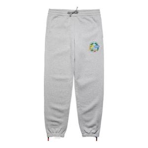 Штаны x bodega хлопковые спортивные штаны New Balance, серый