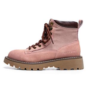 YEDANI Короткие ботинки мартин до середины икры унисекс розовые без подкладки, цвет Pink Unlined Shoes