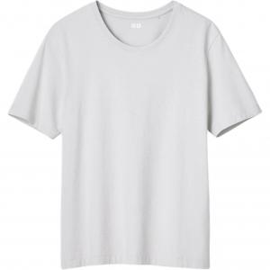 Футболка женская светло-серая UNIQLO, светло-серый
