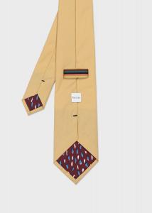 Однотонный хлопковый галстук