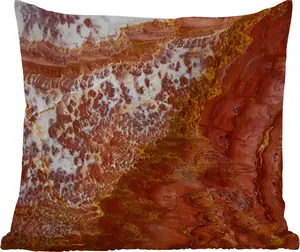 Подушка для улицы - Мрамор - Натуральный камень - Текстура - 40x40 см - Устойчива к атмосферным воздействиям - Подушка для отдыха - Подголовник - Внутренняя часть - Обивка с изображением MuchoWow