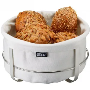 Корзина хлебная GEFU «БРАНЧ», (1 шт.), для выпечки. Идеально подходит для украшения стола, уютных моментов позднего завтрака, белый