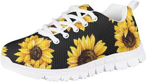 Кроссовки Jeiento для детей мальчиков и девочек, для бега и тенниса, дышащие спортивные кроссовки, размеры для малышей, маленьких и больших детей, Sunflower
