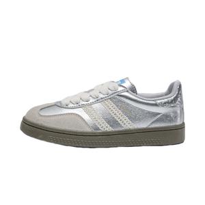 Luji Женские низкие кэжуал кеды серебристые, цвет Silver