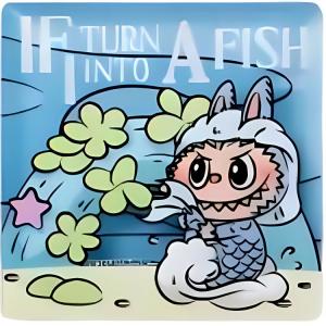 POP MART Лабубу сингапурское лимитированное издание магниты на холодильник мистери боксы одиночный мистери бокс/полный бокс 6 шт