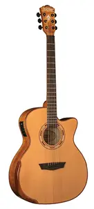 Акустическая электро-гитара Washburn G66SCE Comfort Deluxe 66 Auditorium Cutaway. Клен с прожилками WCG66SCE-O-U