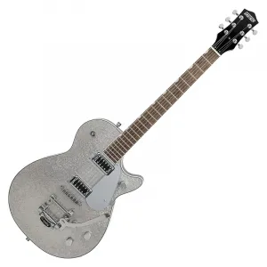 Электрогитара Gretsch G5230T Electromatic Sparkle Jet FT с тремоло Bigsby, гриф из лавра, серебристый блеск