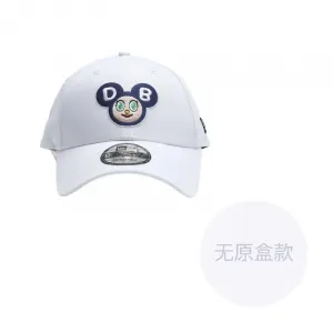 New Era Бейсболка из полиэстера унисекс белая, White