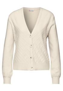 Вязаный кардиган STREET ONE, бежевый