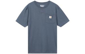 Футболка мужская сине-серая Carhartt