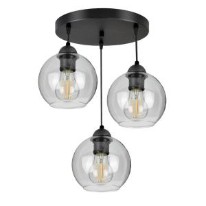 Подвесной светильник Kiki Design Bergen III, черный - прозрачный