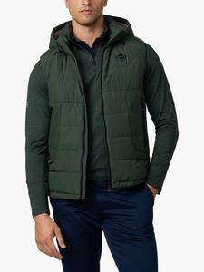 Утепленный жилет с капюшоном Hackett London, Khaki Green