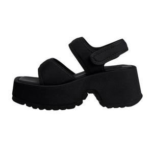 TATAYA Сандалии женские с одним ремешком, черные