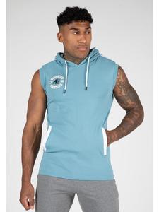 Функциональная рубашка Gorilla Wear ärmelloses T-Shirt mit Kapuze - Oswego - Blue