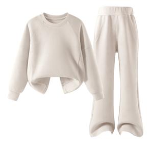 Детская повседневная спортивная одежда Disney, Solid Color Apricot Gray+Solid Color Apricot Gray