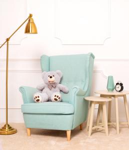 Плюшевый мишка Gustaw, Мишка Амиго, серый, 70см Miś Gustaw