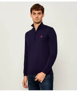 Свитер Сан-Квинтус-c Regular fit Hugo, синий