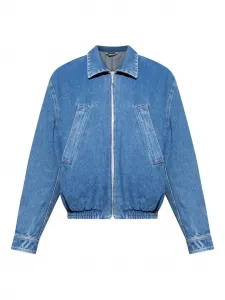 Джинсовая куртка с логотипом Marni, синий