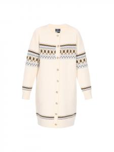 DreiMaster Женский кардиган кремового цвета