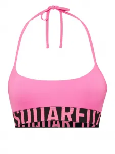 Бикини-топ на шее (топ-бикини с завязкой на шее) Dsquared2, розовый