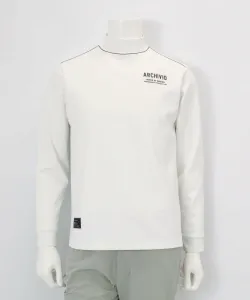 Пуловер с логотипом на спине, быстросохнущий, с защитой от УФ-излучения Archivio, цвет White(090)