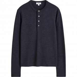 COS Футболка мужская темно-синяя