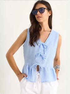 Блуза Bianco Lucci, светло-голубой
