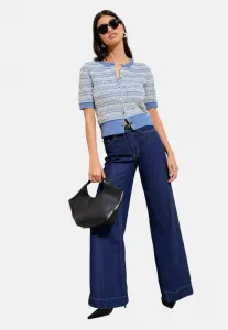 Кардиган с коротким рукавом прямого кроя Friends Like These, Blue