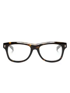 Очки в квадратной оправе Gucci, коричневый