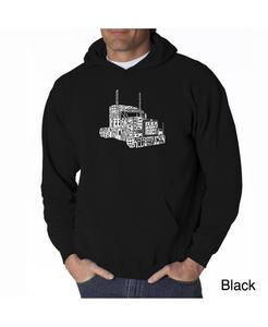 Мужская толстовка с принтом Word Art — Keep on Truckin LA Pop Art