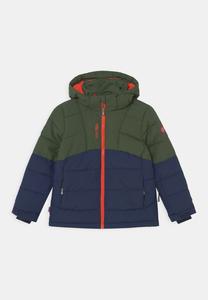 Куртка зимняя Kids Gryllefjord Unisex TrollKids, цвет forest green/navy/flame orange