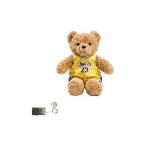 Плюшевая кукла медвежонок в баскетбольной майке nba высота 25см MAIQISI