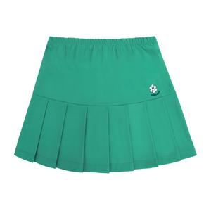 Повседневная короткая юбка женская зеленая CORALIAN