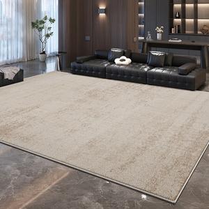 Budis Ковер 240х340 см для гостиной/спальни, светлый люкс, кремовый, водостойкий, моющийся, китайский плюш, утолщенный