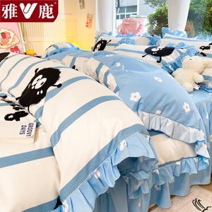 Yalu Комплект постельного белья 1.2м, 3 предмета: пододеяльник 150x200 см