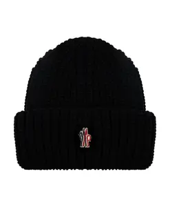 Шапка для отдыха после катания на лыжах в Гренобле Moncler, черный