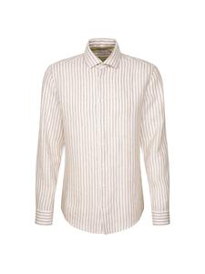 Рубашка делового покроя Regular Fit SEIDENSTICKER Shaped, бежевый