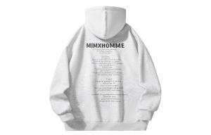 Свитшот Unisex Mimx Homme, черный (с флисовой подкладкой)