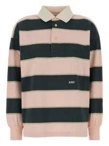 Топ-поло в полоску Autry, розовый